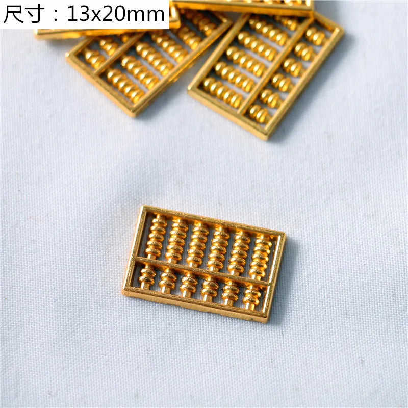 Dollhouse accessories miniature model mini ruyi gold ingot gold bar copper coin model ornament Dollhouse Living room Decor